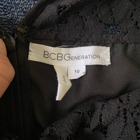 BCBG Generation little black lace cutout dress - Picture 9 of 11